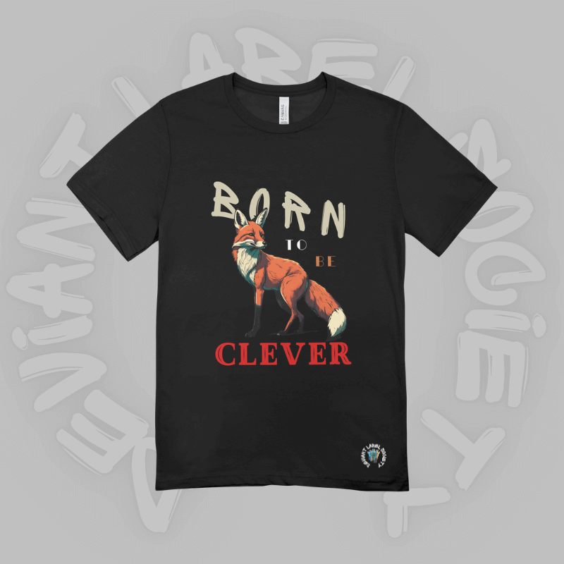 Born to be Clever T-shirt Deviant Label Society