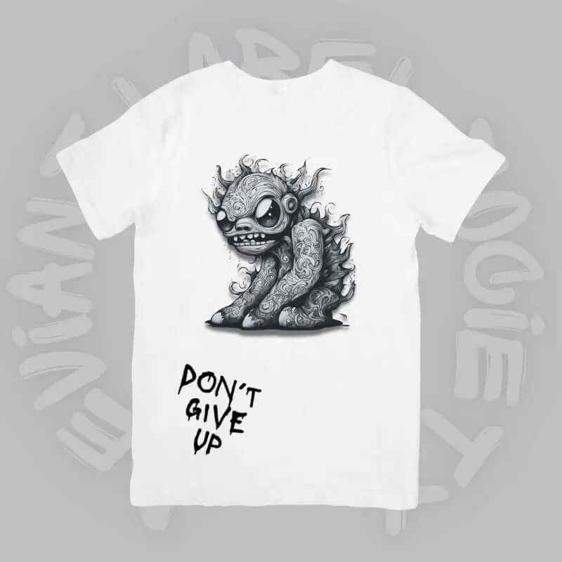 Don't Give Up Monster T-Shirt Deviant Label Society