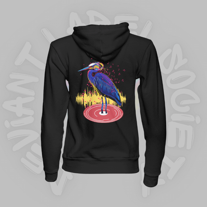 Party Heron Pullover Sweatshirt