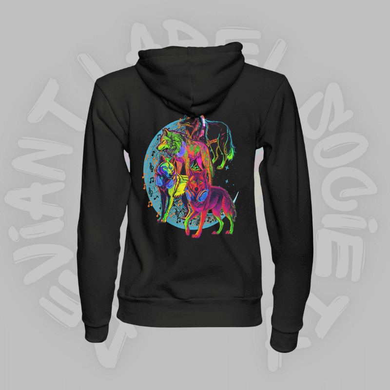 Party Wolves Pullover Sweatshirt