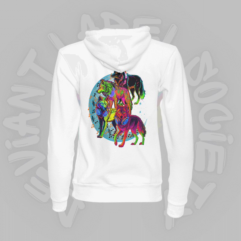 Party Wolves Pullover Sweatshirt