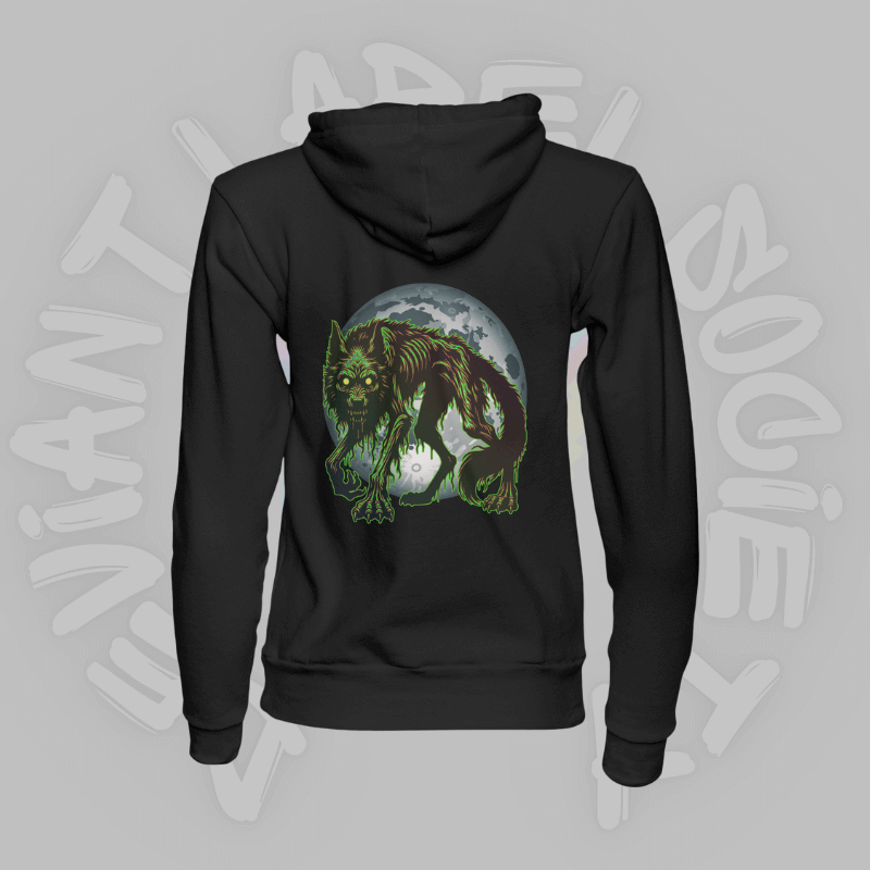 Zombeast Wolf Pullover Sweatshirt