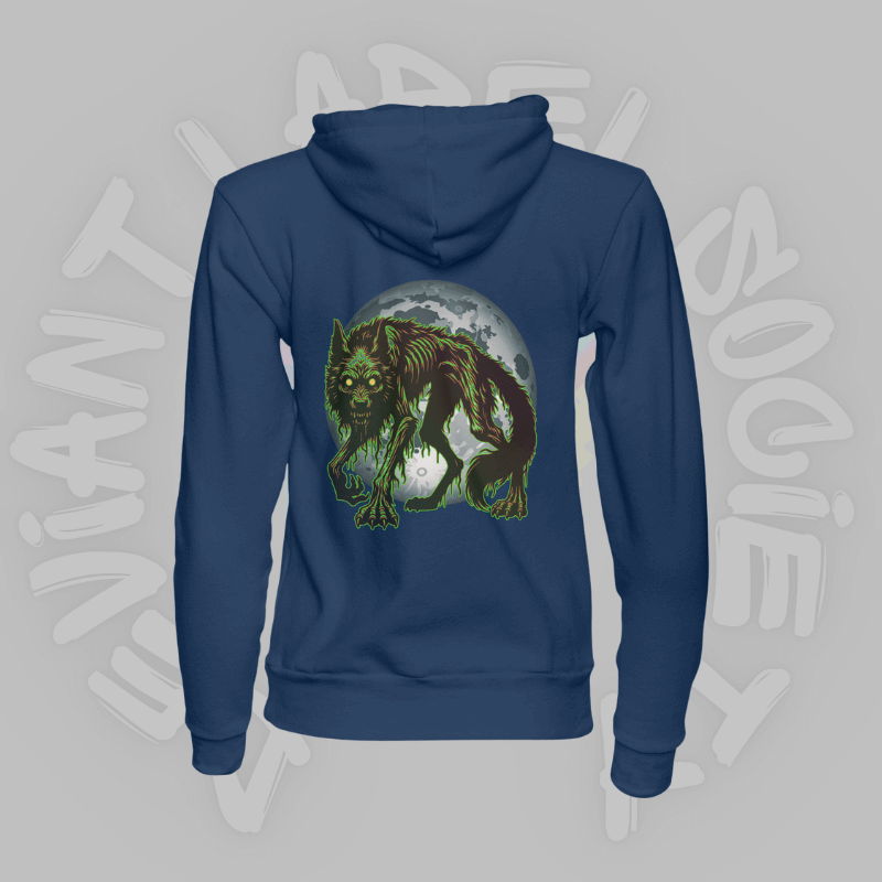 Zombeast Wolf Pullover Sweatshirt