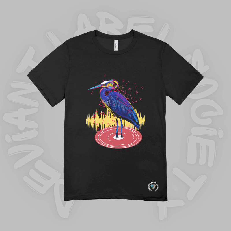 Party Heron T-shirt