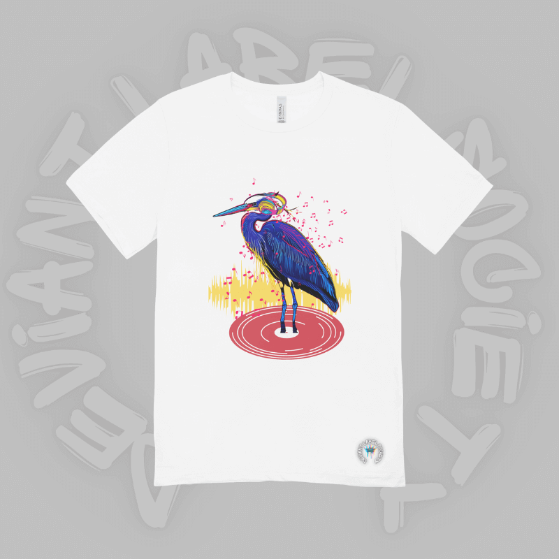 Party Heron T-shirt