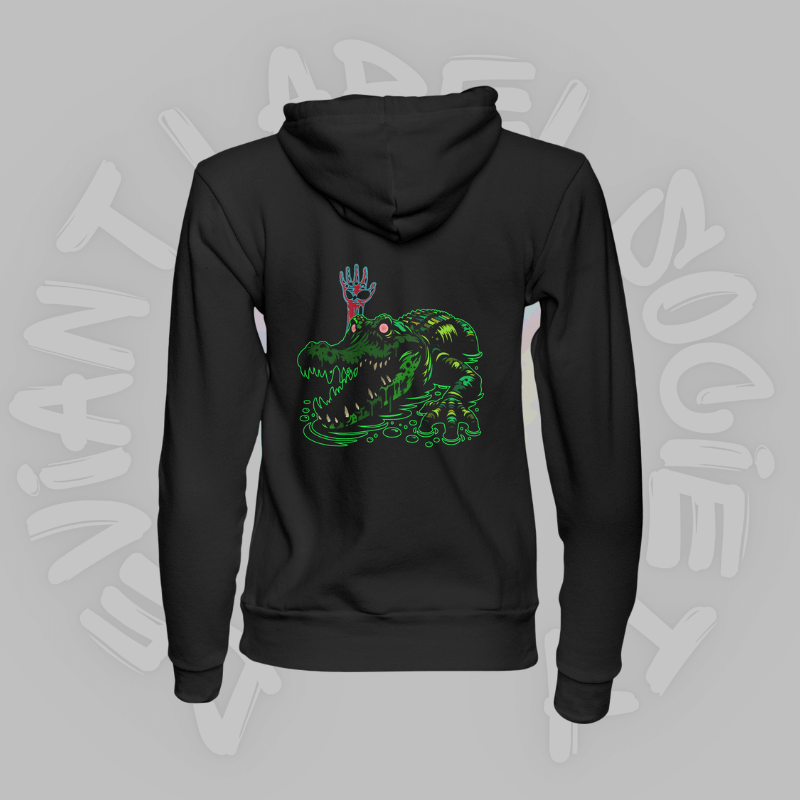 Zombeast Alligator Pullover Sweatshirt