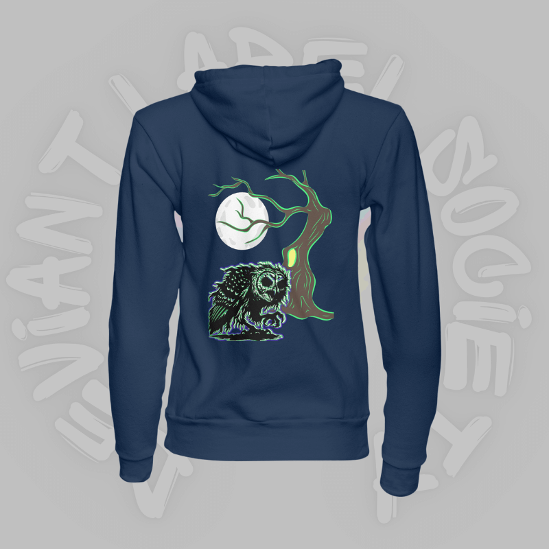 Zombeast Owl Pullover Sweatshirt