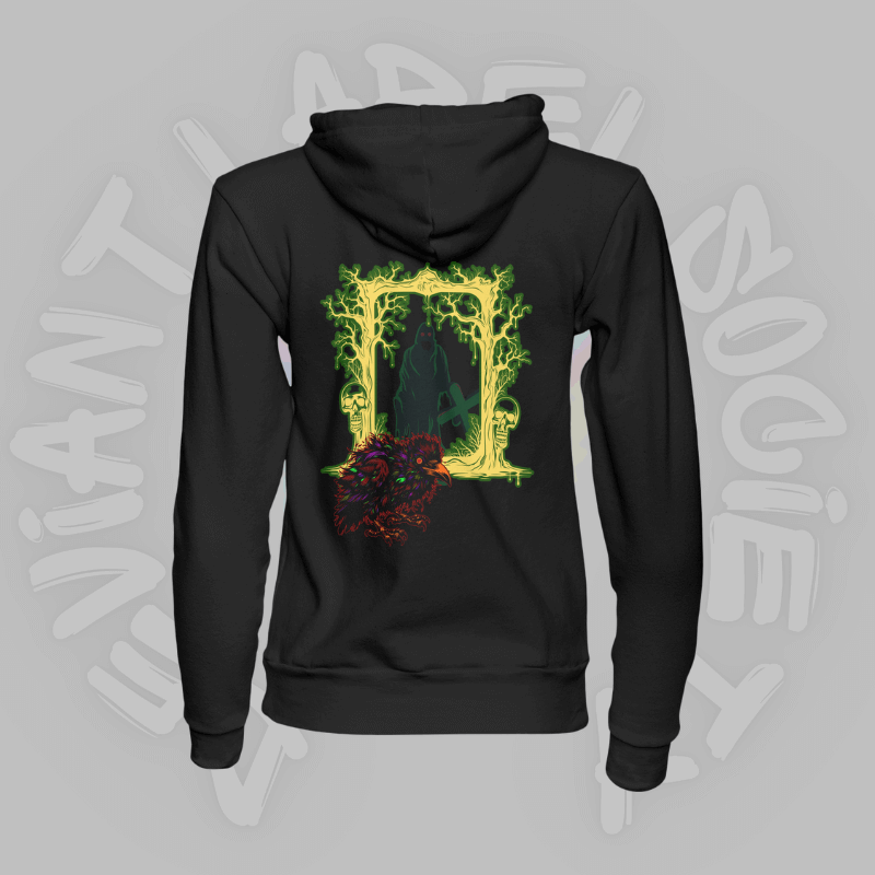 Zombeast Raven Pullover Sweatshirt